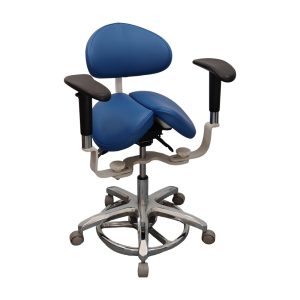 hospital nurse stool split saddle seat design