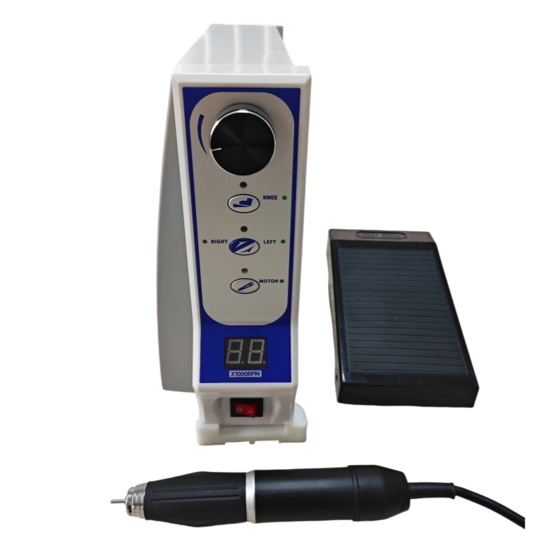 knee-controlled micromotor for dental lab