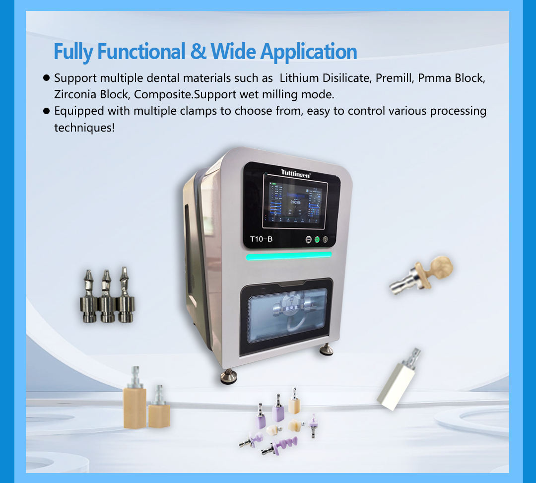 milling multi-dental materials