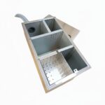 4-stage graduated filtration dental lab plaster trap system